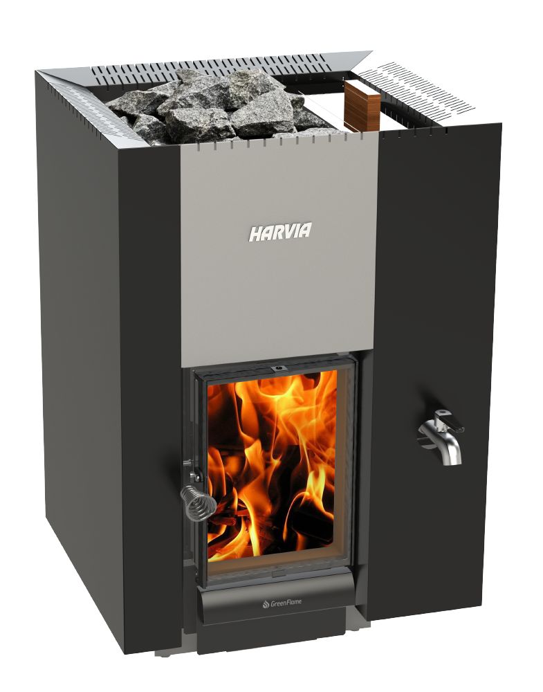 Harvia 22 GreenFlame RS musta WKPH22GRSM