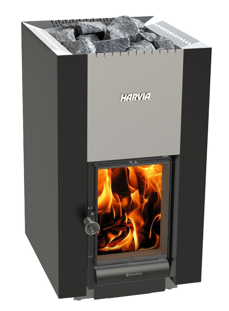 Harvia 22 GreenFlame musta WKHA20GM