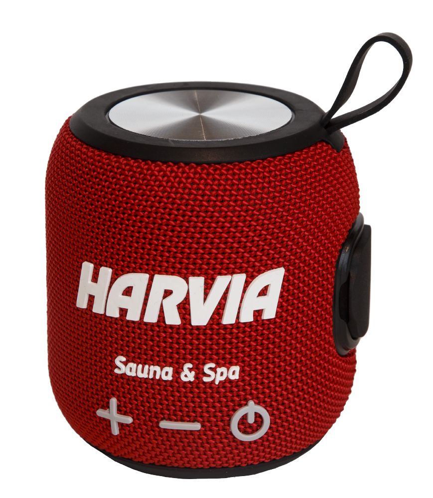Vedenkestävä saunakaiutin Harvia punainen SAC80500
